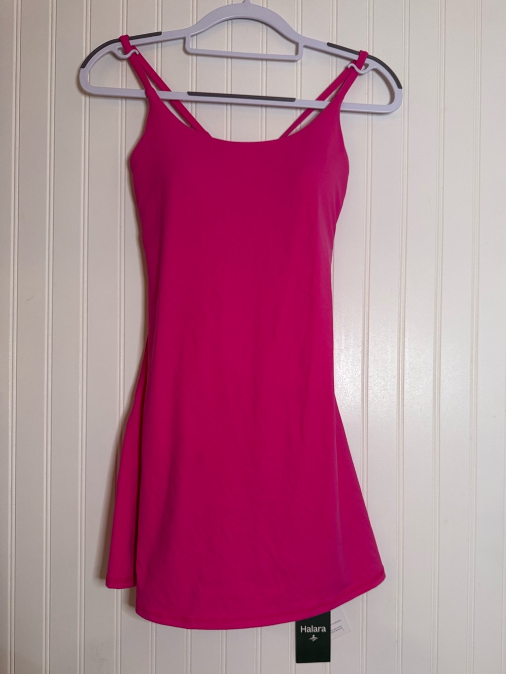 NWT HALARA Pink Athletic Dress with Shorts